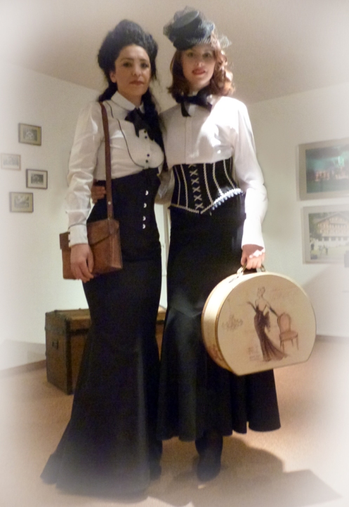Korsettshow des Ateliers "entre nous" während der Belle Epoque Woche 2013 in Kandersteg, Bild: Beata Sievi